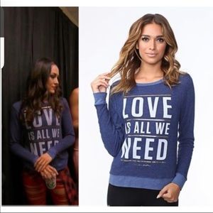 Spiritual gangster all we need is love sweatshirt